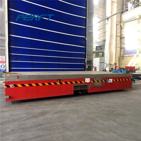 steerable transfer trolley with large table 25 tons